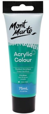 Mont Marte akrylová barva 75 ml smaragdová Viridian tuba