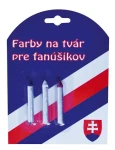 SPORTTEAM Barvy na obličej SR2 tužky 3ks (4891223070903)