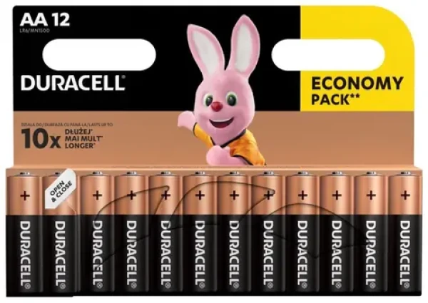 DURACELL - Basic baterie AA 12 ks (42305)