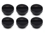Alphacool Eiszapfen G1/4 černá / Zaslepovací šroubení / Vodní chlazení PC / 6 ks (17622)