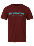 Horsefeathers QUARTER red pear pánské tričko krátkým rukávem