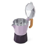 Kitchen Craft Moka konvička La Cafetière Venice Purple, fialová barva, kov