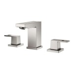 GROHE - Eurocube Umyvadlová baterie s výpustí, 3-otvorová instalace, supersteel 20351DC0