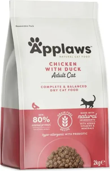 Applaws Adult Kuře kachna 2 kg / Granule pro kočky / bez obilovin / hypoalergenní (033-4203)