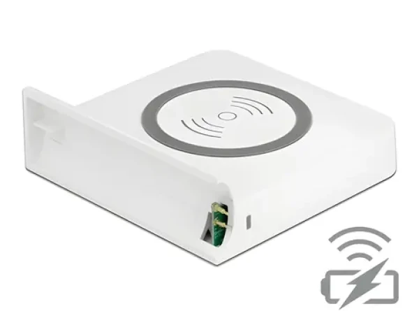 Delock bílá / Bezdrátový nabíjecí modul / pro nabíječku Delock 41450 / 15 W / LED indikace (41451)