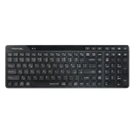 A4tech FStyler FBK27C AS černá / Bezdrátová klávesnice / CZ layout / Bluetooth / 2.4GHz USB-A Nano přijímač (FBK27CAS-BK)