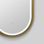 Zrcadlo se senzorem SAT Aurum 40x80 cm broušené zlato SATZAUR4080BZ SATZAUR4080BZ