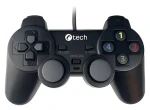 C-TECH Callon / Gamepad pro PC PS3 / 2x analog / X-input / vibrační / 1,8m kabel / USB (GP-05)
