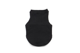 Kubo černá bavlněná mikina pro psa Barva: Černá, Délka zad (cm): 30, Obvod hrudníku: 40 - 44 cm