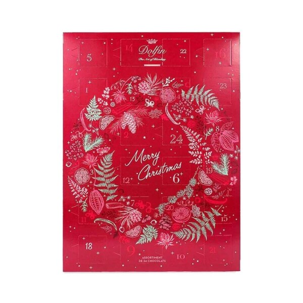 Dolfin Adventní kalendář Vánoční věnec 108g