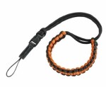 Hama 27217 Braid 20 černo-oranžová / poutko na fotoaparát / 20 cm (27217-H)