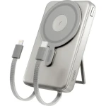 Spello ForcePack 4v1 SP75 10000mAh stříbrná / Powerbanka / 3x USB-C / 1x Lightning / Qi2 (9915102700003)