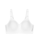 TRIACTION – Sportovní podprsenka bez kostic pro jógu a pilates Triumph WHITE 85D