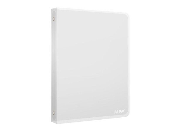 Pořadač M 4-kroužek čirý PP A4