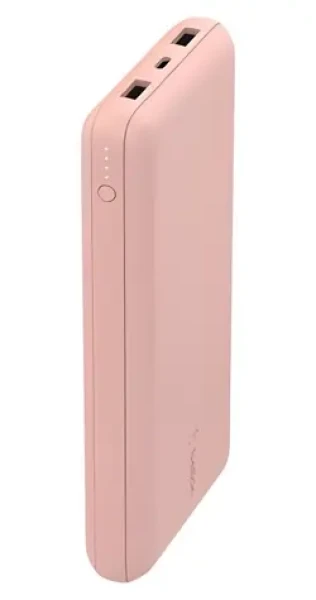 Belkin BOOST CHARGE PowerBanka 20000mAh růžová / 15W / USB-C (BPB012btRG)