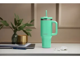 Contigo Thermalock Tumbler 1200 ml mátová / Termo hrnek / s brčkem / dvouplášťový / nerez (2217784)