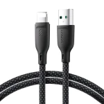 Joyroom Multi-Color Series S-A34 Nabíjecí kabel USB-A (M) - Lightning (M) 3A 1m černá (6941237110527)