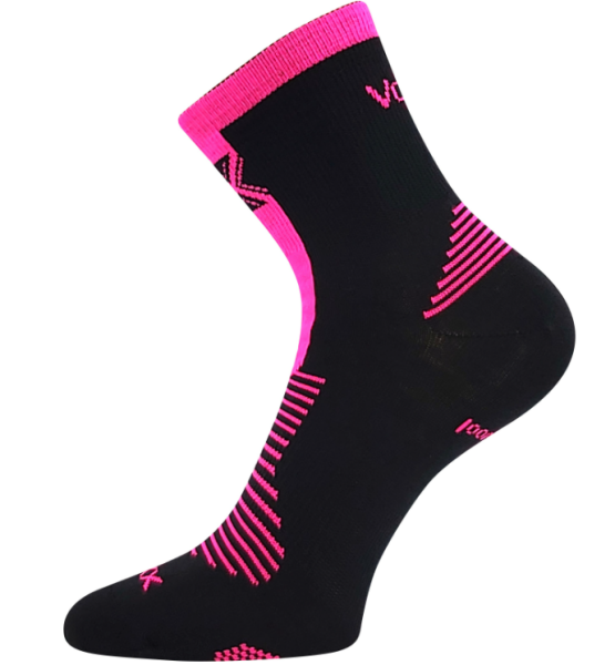 Voxx Woralf Merino černá/neon růžová 35-38 EU