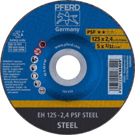 PFERD PSF STEEL 61720222 řezný kotouč lomený 125 mm 25 ks ocel