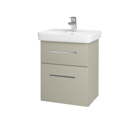 Dřevojas - Umyvadlová skříňka GO SZZ2 50 - M05 Béžová mat / Úchytka T04 / M05 Béžová mat 204471E