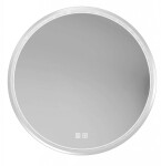 Kielle - Idolio Zrcadlo s LED osvětlením a vyhříváním, průměr 59 cm, chrom 50324013