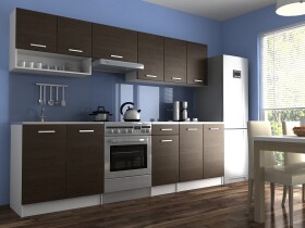FRONTI Kuchyňská linka LUIZA II 260x200 - Wenge