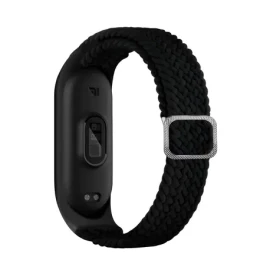 Beline Textile Mi Band 5/6/7 černá / Pásek pro Xiaomi Mi Band 5/6/7 / Textilní