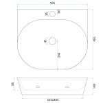 REA - Keramické umyvadlo na desku Kim 60 REA-U6683