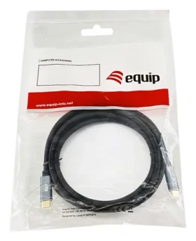 Equip USB-C kabel Gen2 10Gbps černá / USB-C kabel / PD 100W / 4K 60Hz / 2 m (128357)