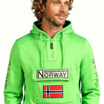 Geographical Norway sweatshirt Gymclass 054 Pop M WW4181H/GN-Flashy green pánské XL