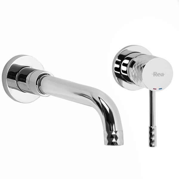 REA - Podomítková umyvadlová baterie LUNGO Diamond Chrom + BOX REA-B6382