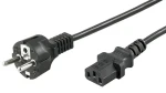 MicroConnect Power Cord CEE 7/7 - C13 1,8m černá / Napájecí kabel / 250 V / 10 A (PE020418)