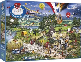 GIBSONS Puzzle Miluji venkov