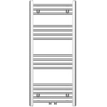 CERANO - Koupelnový elektrický radiátorový set Benito - WIFI - 300W - chrom - 1000x450 mm CER-268861