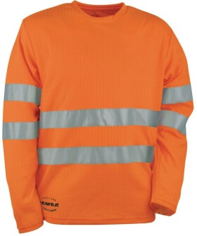 Reflexní pracovní mikina COFRA NEW FLASH Barva: Reflexní oranžová, Velikost: 3XL (V110_0_01_3XL)