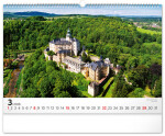 Nástěnný kalendář 2026 NOTIQUE - Panoramata Česka, 48 x 33 cm