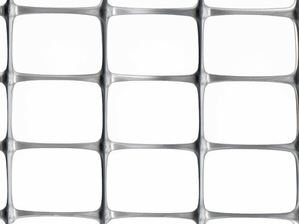 GEOMAT Výztužná síť RF1 stříbrná, rozměry sítě 2 × 50 m