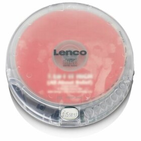 Lenco CD-012 transparentní / přenosný CD přehrávač / 3.5 mm jack / CDCD-RCD-RW (CD-012TR)