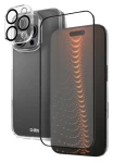 SBS D3O transparentní / Sada / Kryt + sklo + ochrana kamery / Apple iPhone 16 Pro