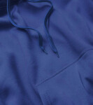 Tmavě modrá dámská tepláková mikina (W02-65) Barva: odcienie niebieskiego, Velikost: