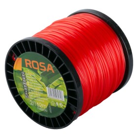 Struna žací, 2,0mm, hvězda, cívka 162m, ROSA