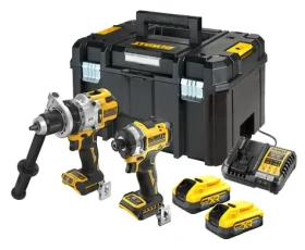 DeWALT DCK2200H2T / Aku sada příklepové vrtačky a rázového utahováku / 2x Aku 5.0 Ah / 1x Kufr / nabíječka (DCK2200H2T)
