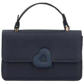 Módní dámská koženková kabelka do ruky Derin, tmavě modrá