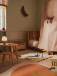 Ferm Living Dekorativní polštář Moon Brown Clay 47 cm, hnědá barva, textil