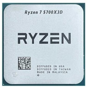 AMD RYZEN 5700X3D @ 3.0GHz TRAY Turbo 4.1GHz 8C16T L2 4MB L3 96MB AM4 Zen 105W