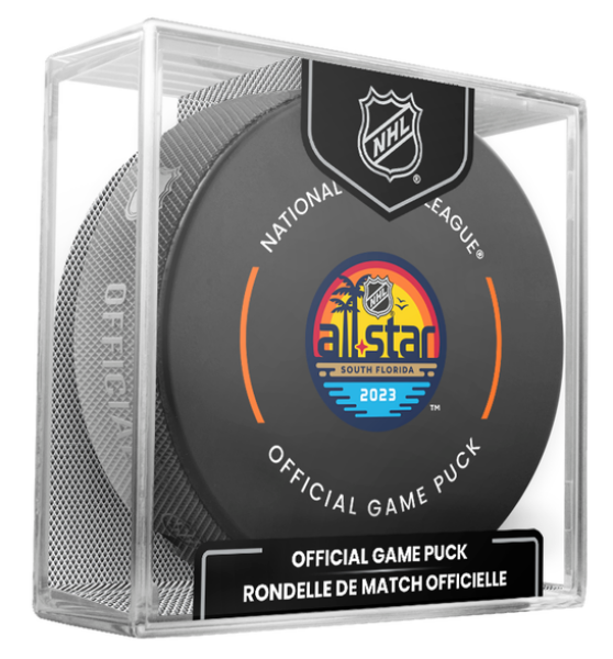 Inglasco / Sherwood Puk All Star Game 2023 Official Game Puck