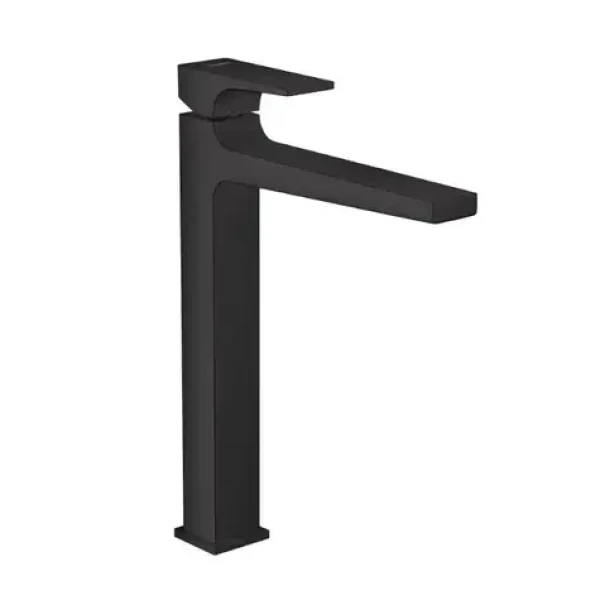 Hansgrohe Metropol - Umyvadlová baterie s výpustí Push-Open matná černá (32512670)