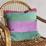 Bloomingville Povlak na polštář z recyklované bavlny Isnel 45 × 45 cm, multi barva, textil