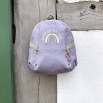 LÄSSIG Tiny Backpack Outdoor 2025 rainbow pastel lilac