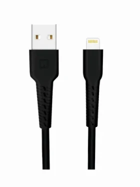 SWISSTEN datový kabel USB - LIGHTNING 1m černá (71505540)